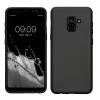 Husa Kwmobile pentru Samsung Galaxy A8 (2018), Gri, Silicon, KWM0000093L012C