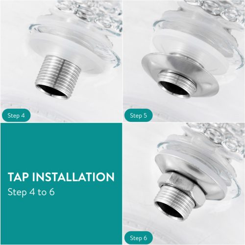 Dozator bauturi Navaris, 5L, cu stand metalic, robinet inox, sticla, NAV000017KN004C