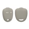 Husa Cheie Auto Kwmobile pentru Mitsubishi 2 Butoane, Gri, Silicon, KWM000008JC004C