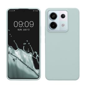   Husa Kwmobile pentru Xiaomi Redmi Note 13 Pro 5G/Poco X6, Verde deschis, Silicon, KWM000020LF005C