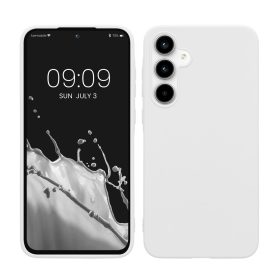   Husa Kwmobile pentru Samsung Galaxy A35, Alb, Silicon, KWM000021PB002C