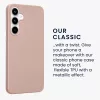 Husa Kwmobile pentru Samsung Galaxy A35, Roz, Silicon, KWM000021PC001C