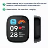 Set 2 Huse Kwmobile cu sticla securizata pentru Xiaomi Redmi Watch 3 Active / Redmi Watch 3 Lite, Negru/Albastru inchis, Plastic, KWM000024ZD003C