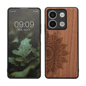   Husa Kwmobile pentru Xiaomi Redmi Note 13, Maro, Lemn, KWM000020MO002C