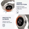 Curea Kwmobile pentru Google Pixel Watch 2/Pixel Watch, Gri, Silicon, KWM000025GT002C