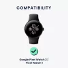 Curea Kwmobile pentru Google Pixel Watch 2/Pixel Watch, Gri, Silicon, KWM000025GT002C
