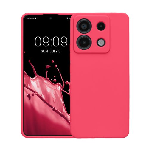 Husa Kwmobile pentru Xiaomi Redmi Note 13 Pro 5G, Roz, Silicon, KWM000020LD007C
