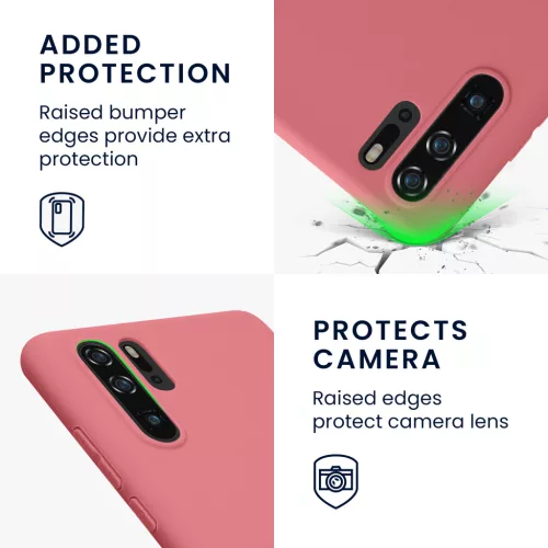 Husa Kwmobile pentru Huawei P30 Pro, Roz inchis, Silicon, KWM000009MI015C