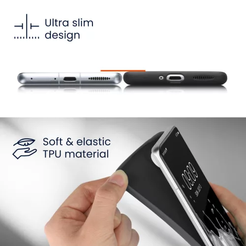Husa Kwmobile pentru Xiaomi Redmi Note 13 Pro 5G, Portocaliu, Silicon, KWM000020LD026C