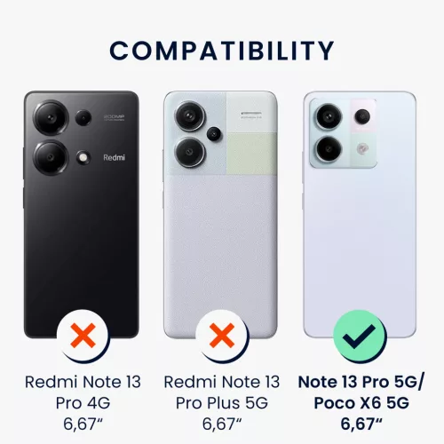 Husa Kwmobile pentru Xiaomi Redmi Note 13 Pro 5G, Portocaliu, Silicon, KWM000020LD026C