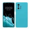 Husa Kwmobile pentru Xiaomi 11T/11T Pro, Albastru deschis, Silicon, KWM000014AW050C