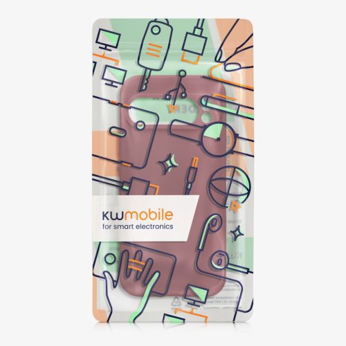 Husa Kwmobile pentru Google Pixel 9 Pro, Violet, Silicon, KWM000020PH010C