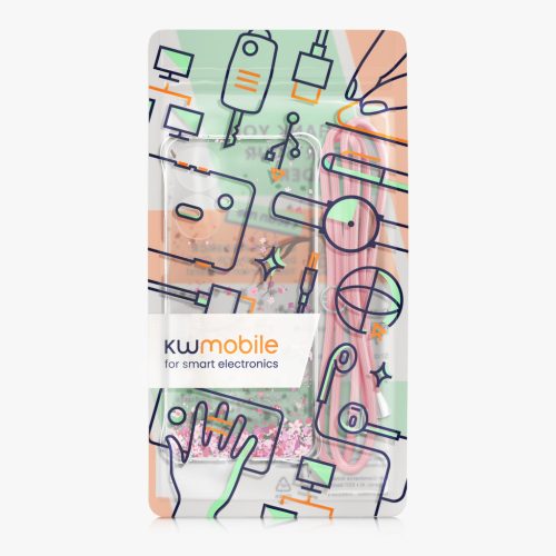 Husa Kwmobile cu snur pentru Xiaomi Redmi 13, Multicolor, Silicon, KWM000020QL001C