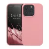 Husa Kwmobile pentru Apple iPhone 15 Pro, Roz deschis, Silicon, KWM000020CC052C