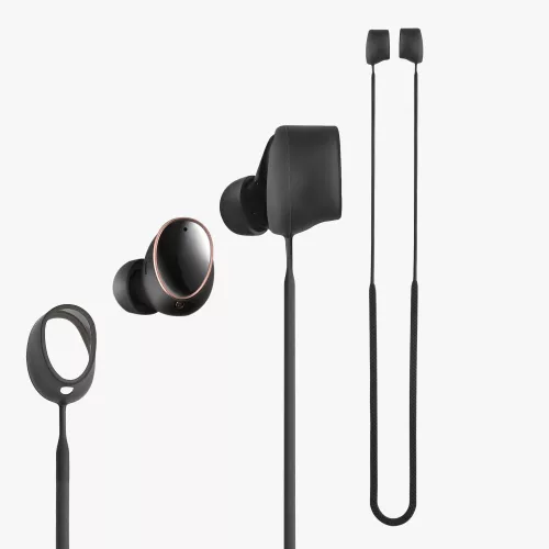 Curea pentru casti JBL Live 300TWS, Kwmobile, Negru, Silicon, 59279.01