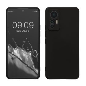   Husa Kwmobile pentru Xiaomi 12 Lite, Silicon, Negru, 59405.01