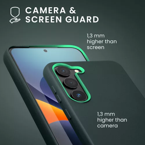 Husa kwmobile pentru Samsung Galaxy S23, Silicon, Verde, 60312.14