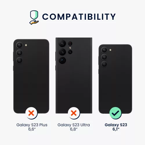 Husa kwmobile pentru Samsung Galaxy S23, Silicon, Roz, 60282.225