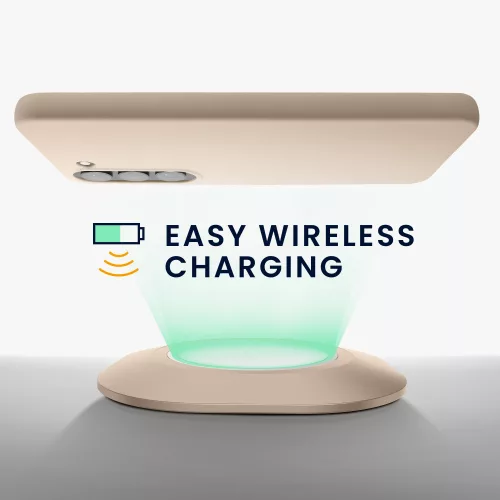 Husa kwmobile pentru Samsung Galaxy S23, Silicon, Roz, 60282.225