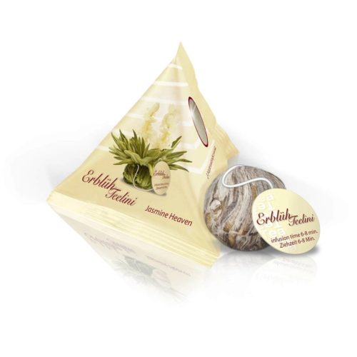 Set cadou ceai infloritor Creano Teelini, 12 plicuri, 8 sortimente, cutie din lemn, ceai alb/negru