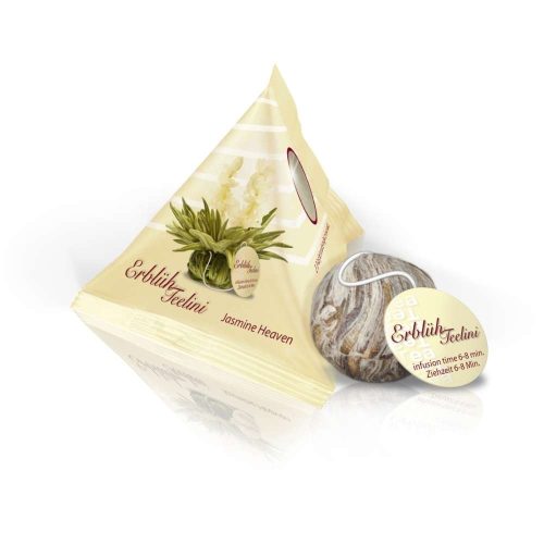 Set cadou ceai infloritor Creano ErbluhTeelini, 6 bile, 4 sortimente, alb, 30 g