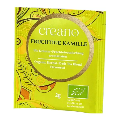 Ceai bio Creano Musetel Fructat, 20 plicuri, dulce-fructat, citric