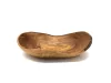 Bol rustic oval din lemn de maslin, 14-16 cm, pentru gustari si servire