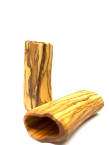 Husa bricheta din lemn de maslin, dimensiuni 7x3 cm, maro