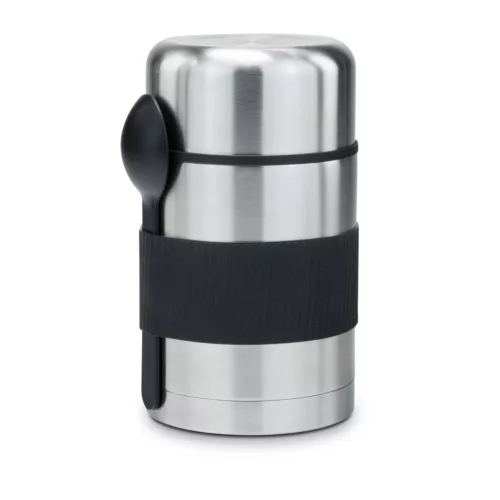 Recipient termos Rominox Urban, 750 ml, inox, capac multifunctional, lingura si curea