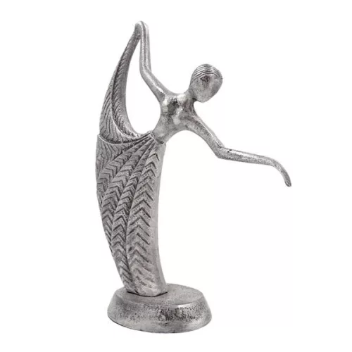 Figurină decorativa Divine Dekor, aluminiu, înălțime 28 cm