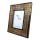 Ramă foto Giftdeco A-1639, pentru fotografie 13 x 18cm, lemn de mango și metal, 28 x 22,5 cm