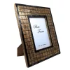 Ramă foto Giftdeco A-1639, pentru fotografie 13 x 18cm, lemn de mango și metal, 28 x 22,5 cm