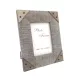 Ramă foto Giftdeco, pentru fotografie 10 x 15cm, lemn de mango și metal, 27,5 x 22,5 cm