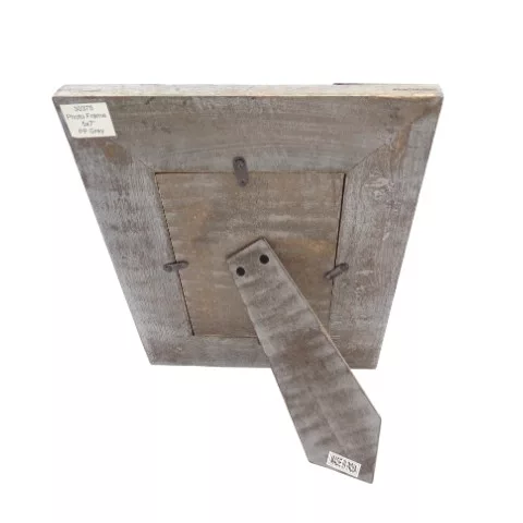 Ramă foto Giftdeco, pentru fotografie 10 x 15cm, lemn de mango și metal, 27,5 x 22,5 cm