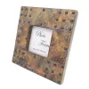 Ramă foto Giftdeco A-1106, lemn de mango și metal, fotografie 10 x 10 cm, ramă 20 x 20 cm, stil vintage