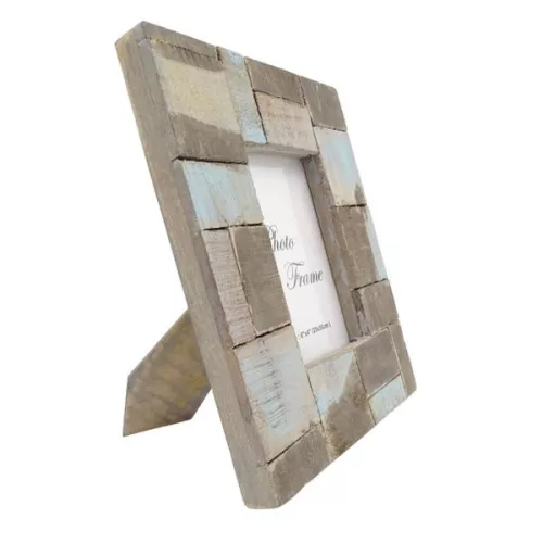 Ramă foto Giftdeco, pentru fotografie 15 x 10cm, lemn de mango, stil modern, scandinav