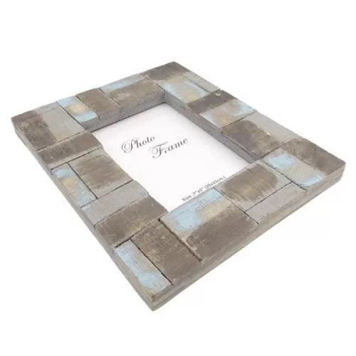 Ramă foto Giftdeco, pentru fotografie 18 x 13cm, lemn de mango, stil modern, scandinav
