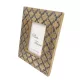 Ramă foto Giftdeco A-1133, pentru fotografie 15 x 10cm, lemn de mango și metal