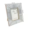 Ramă foto Giftdeco, pentru fotografie 18 x 13cm, lemn de mango și metal, stil industrial, glamour