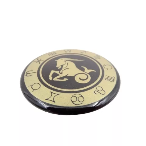 Magnet zodiacal Giftdeco, metal, diametru 6 cm