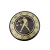 Magnet zodiacal Giftdeco, metal, diametru 6 cm