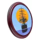Machetă navala Giftdeco, metal și lemn, 18,5 cm x 14,5 cm, stil nautic, clasic