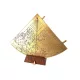 Instrument astronomic decorativ Hemisferium H39, alamă, înălțime 17 cm, lățime 15 cm