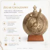 Ceas decorativ Hemisferium H31, alamă, înălțime 12 cm, diametru 9,5 cm