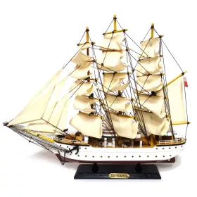   Machetă navala Giftdeco, plastic, metal și lemn, înălțime 42,5 cm, lățime 11,5 cm, stil nautic