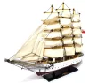 Machetă navala Giftdeco, plastic, metal și lemn, înălțime 42,5 cm, lățime 11,5 cm, stil nautic