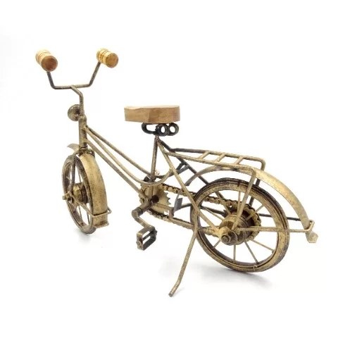 Figurină decorativa Giftdeco NC1714, metal și lemn, 35 x 11 x 24,5 cm, stil retro, modern, clasic