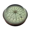Busolă Giftdeco NC2511, alamă și sticlă, 8 x 8 x 2,70 cm, stil nautic