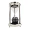 Clepsidră Giftdeco NC3011, aluminiu și sticlă, 10,15 x 10,15 x 20,25 cm, stil industrial, modern