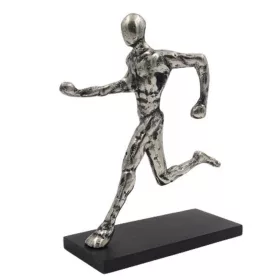   Figurină decorativa Giftdeco MT202, aluminiu și lemn, înălțime 24 cm, lățime 8 cm